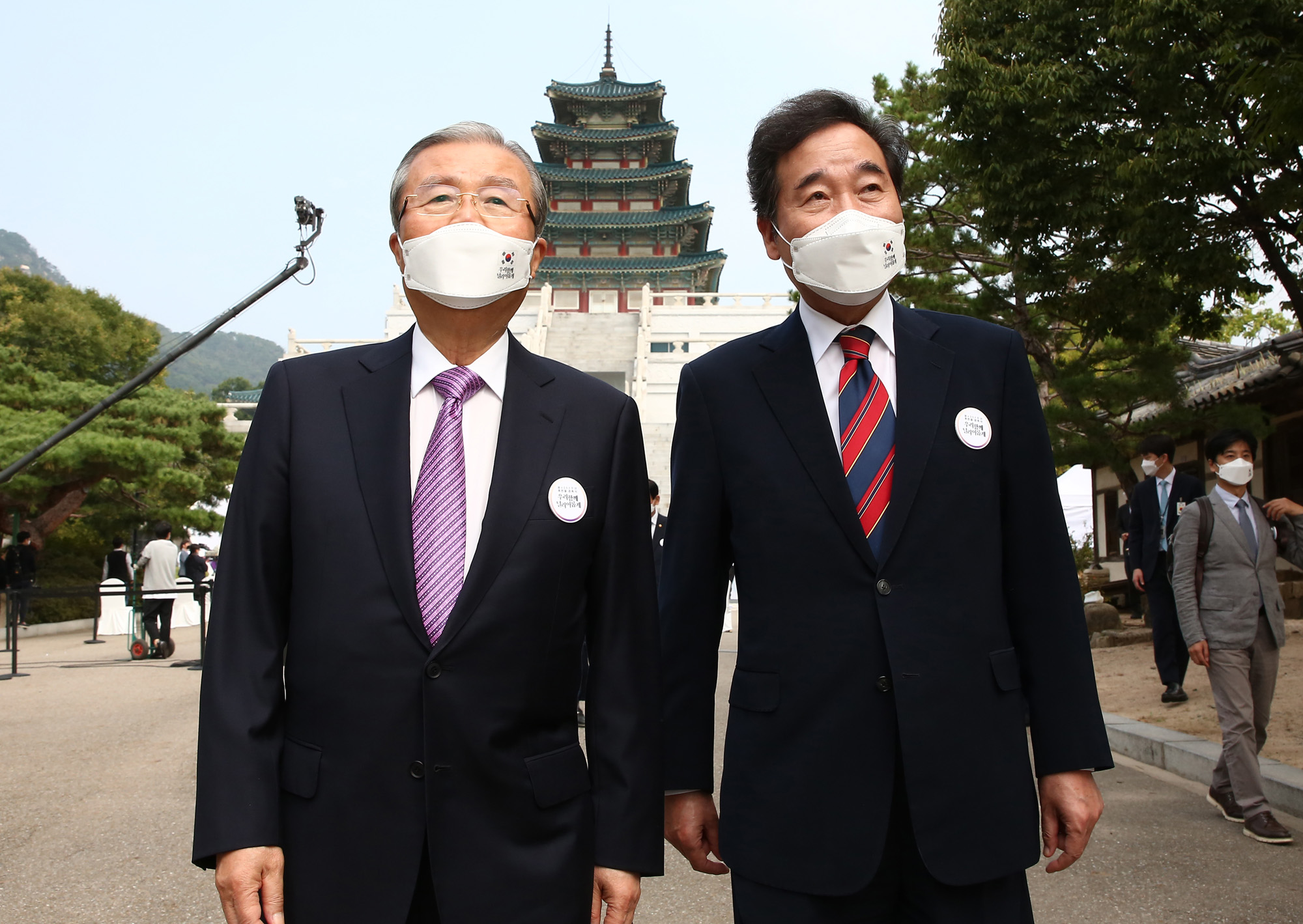 정치 사회 행사 단기 4352년 개천절 경축식