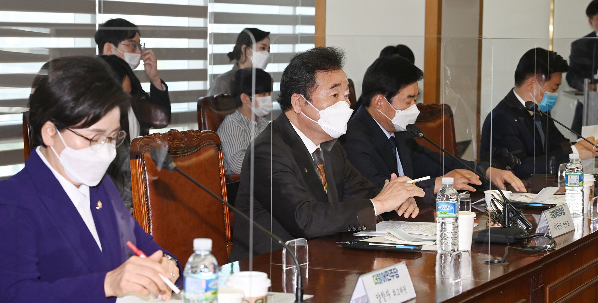 정치;더불어민주당경총간담회;손경식;이낙연;민주당한국경영자총협회