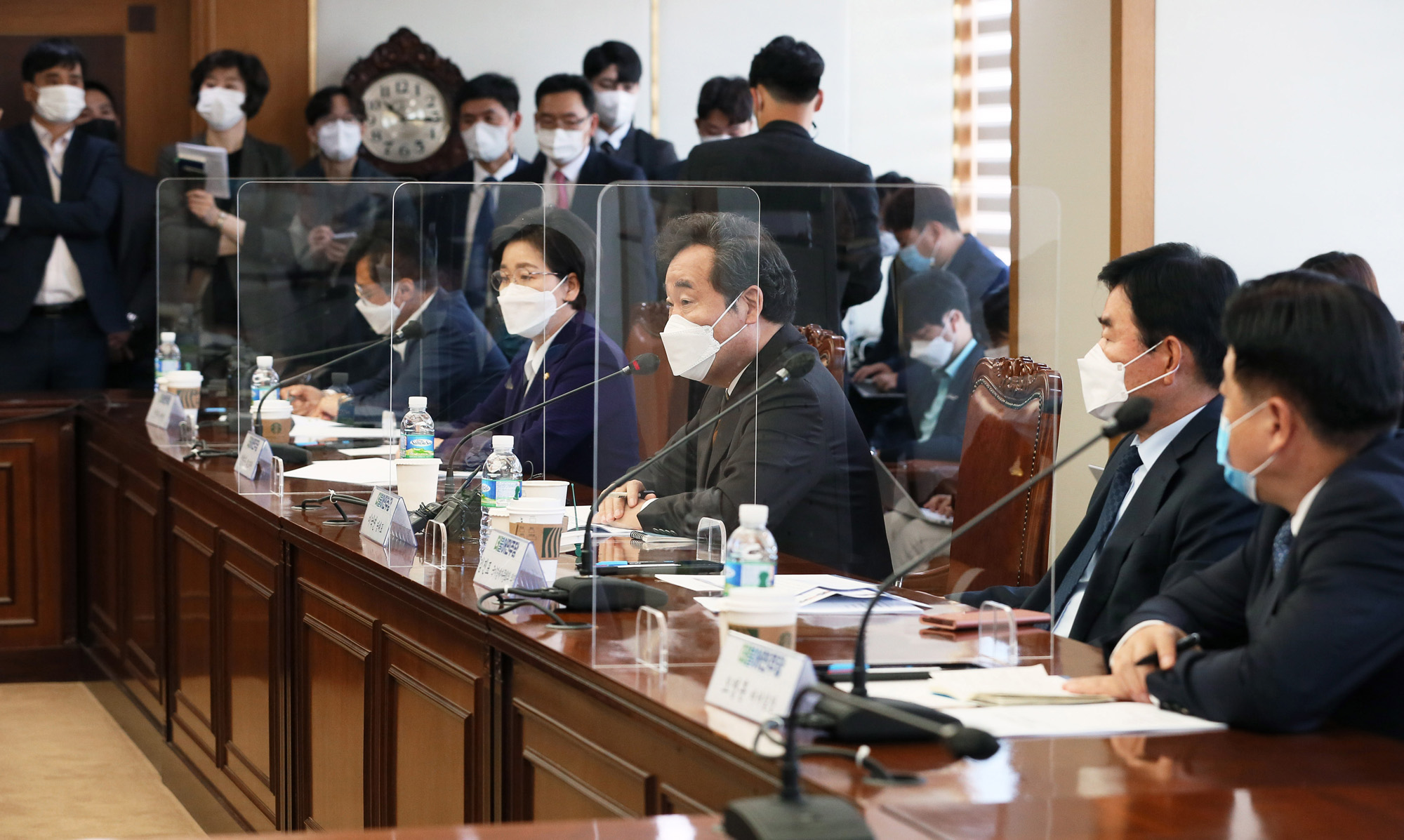 정치;더불어민주당경총간담회;손경식;이낙연;민주당한국경영자총협회