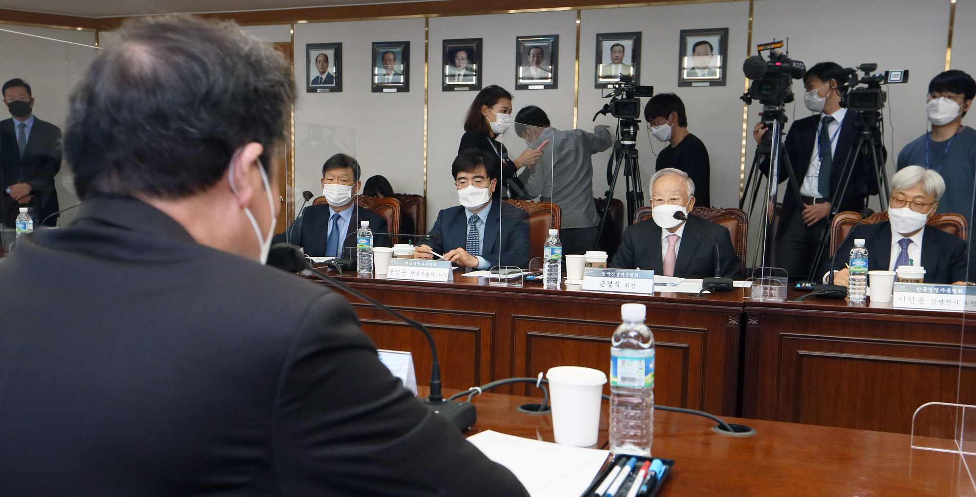 정치;더불어민주당경총간담회;손경식;이낙연;민주당한국경영자총협회