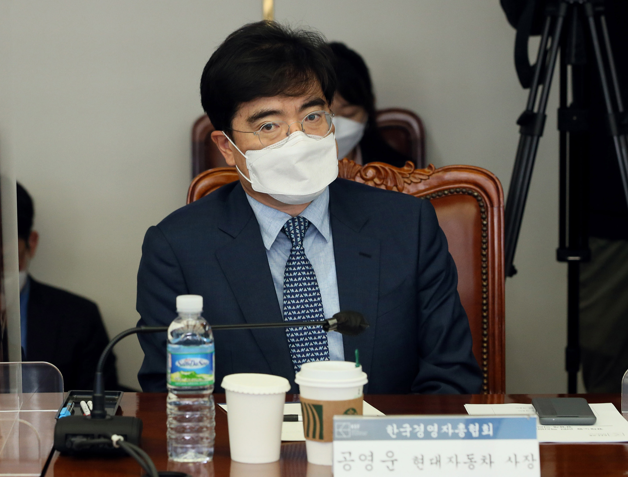 정치;더불어민주당경총간담회;한국경영자총협회사장단;공영운;현대자동차사장