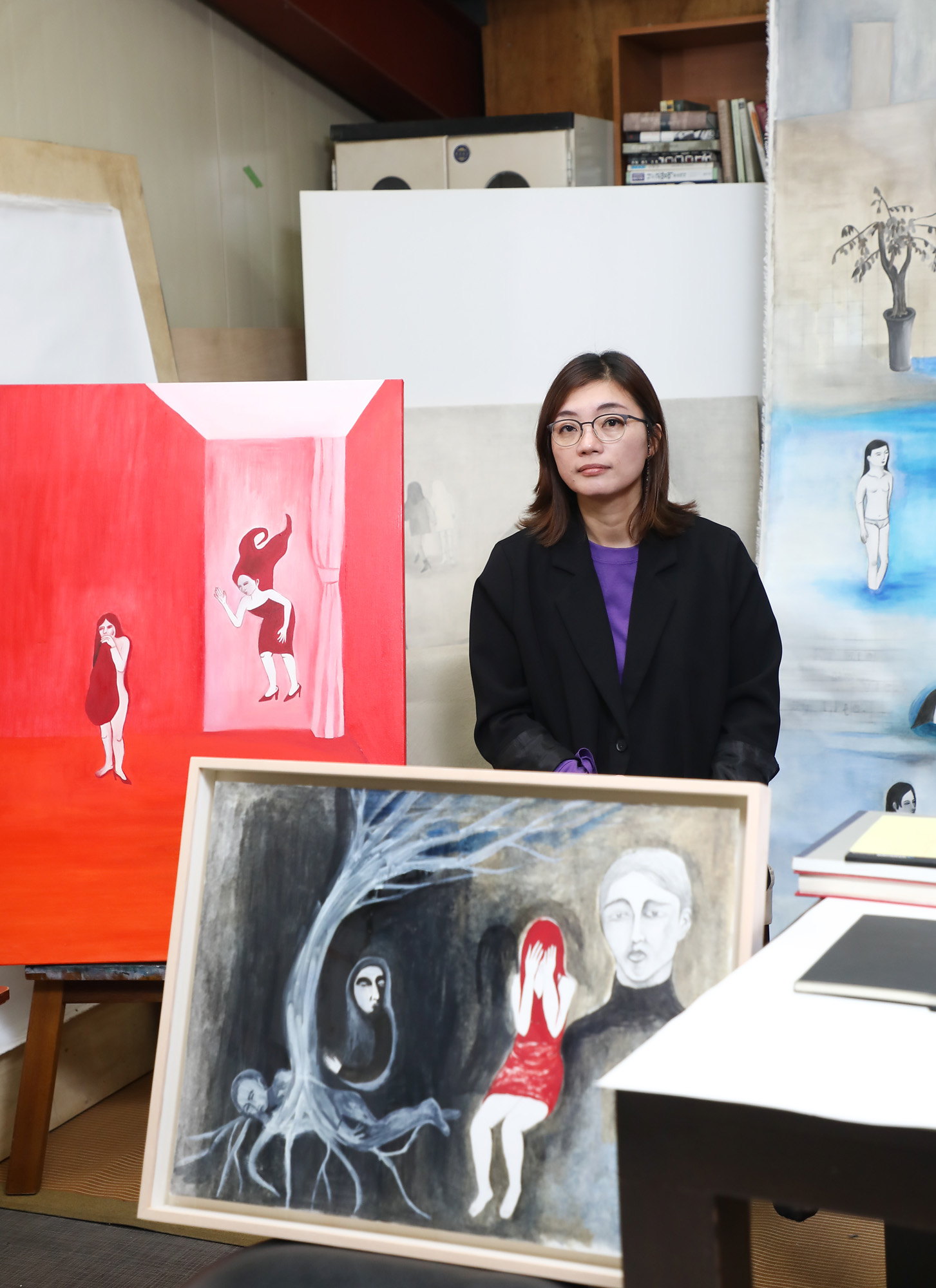 비즈한국;서정배;서정배작가;그림;화가;아티스트;화가의방;한국미술응원