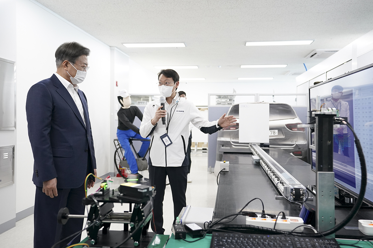 정치 청와대 문재인 스마트시티 현장방문
