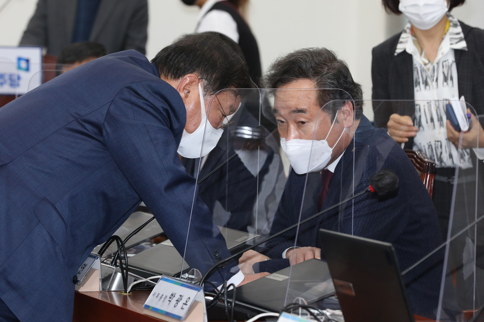 정치;국회;더불어민주당온택트의원총회;이낙연