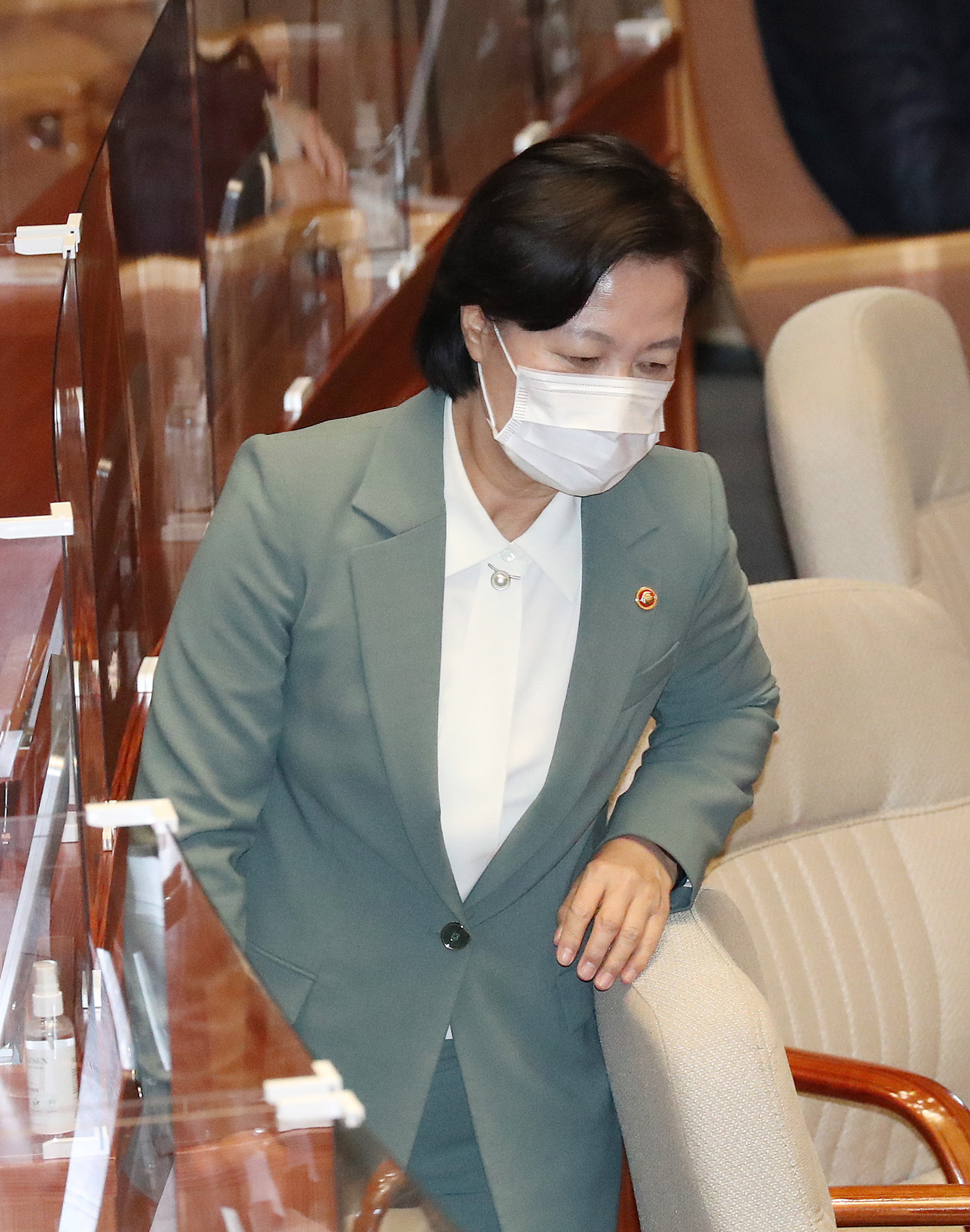 정치;국회;본회의;정정순의원;체포동의안;추미애장관