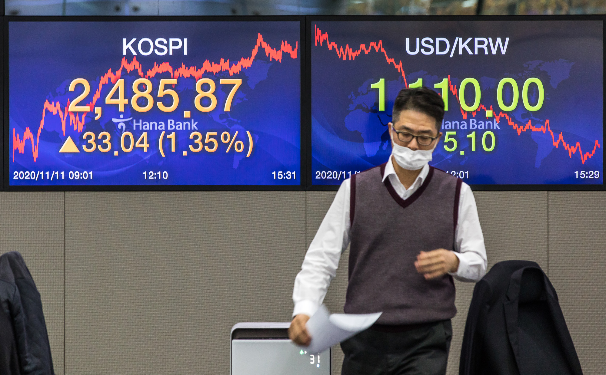 경제;금융;주식;코스피;코스닥;하나은행딜링룸;코스피상승