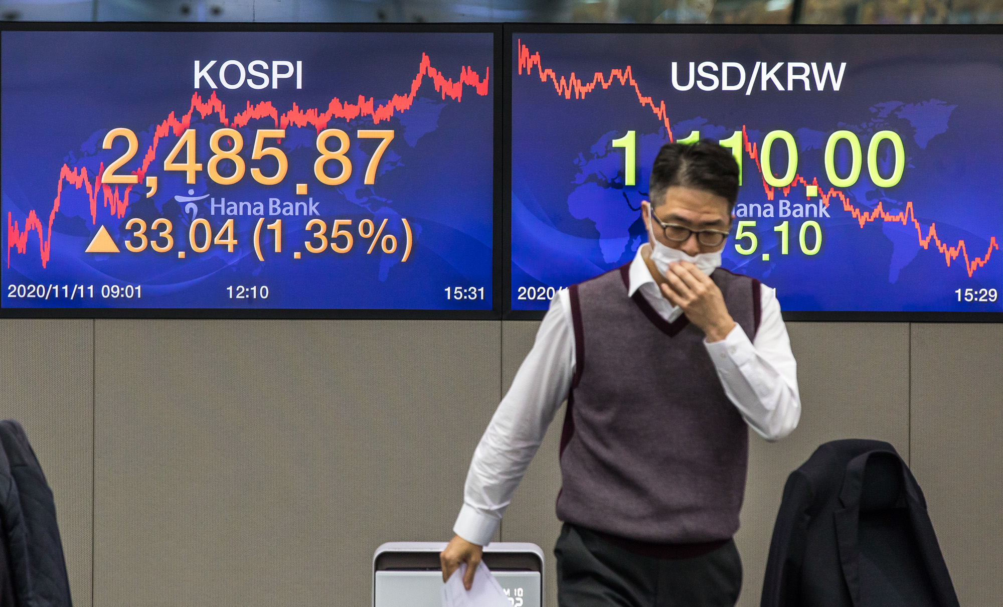 경제;금융;주식;코스피;코스닥;하나은행딜링룸;코스피상승