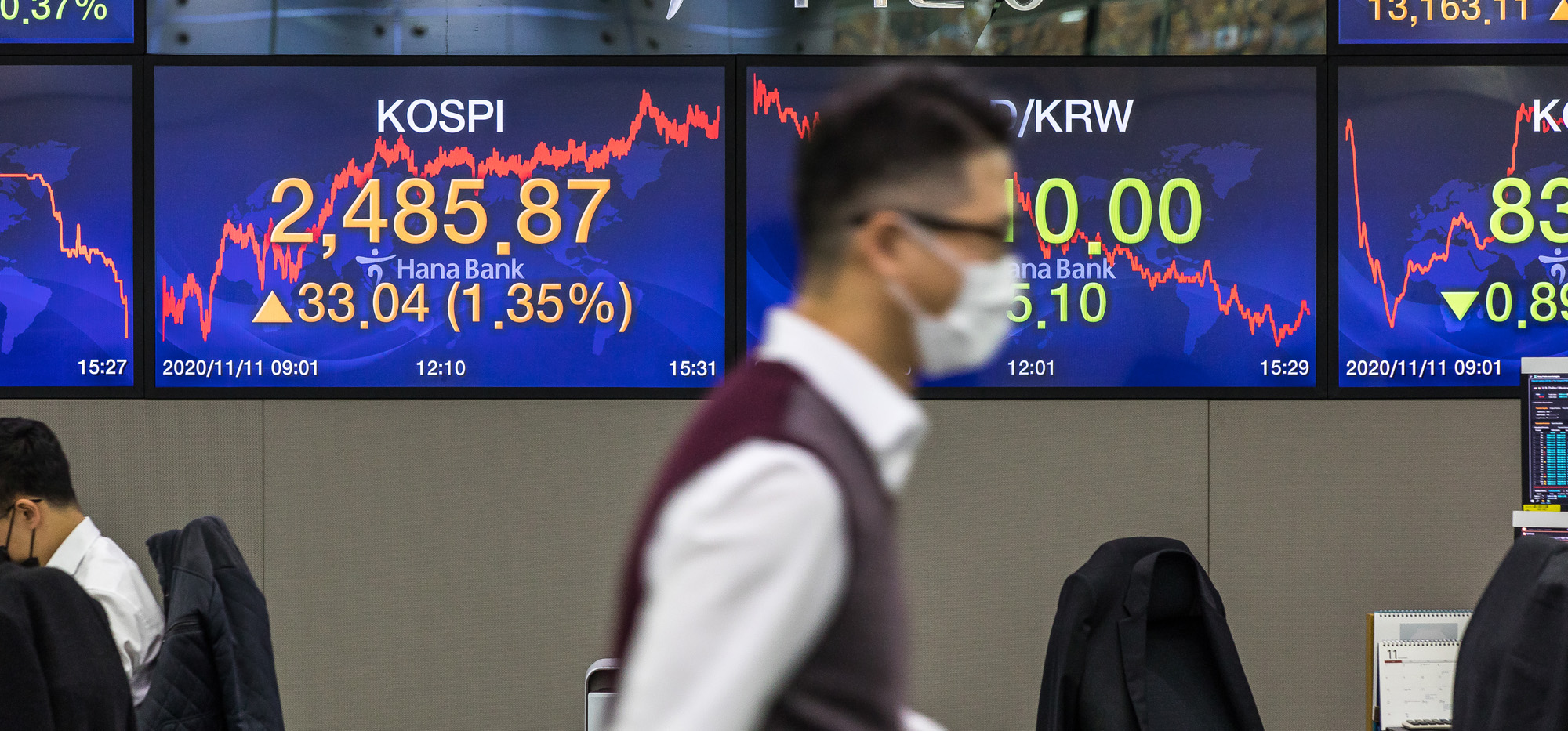경제;금융;주식;코스피;코스닥;하나은행딜링룸;코스피상승