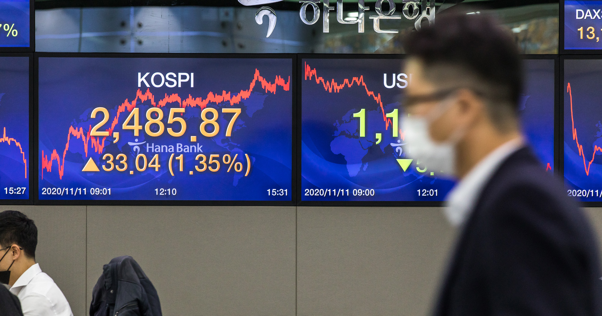 경제;금융;주식;코스피;코스닥;하나은행딜링룸;코스피상승