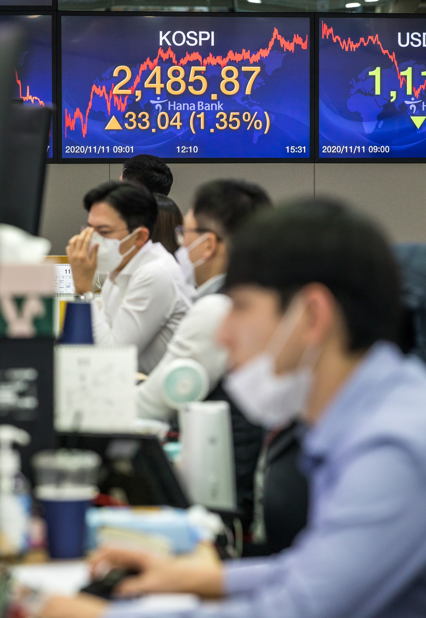 경제;금융;주식;코스피;코스닥;하나은행딜링룸;코스피상승