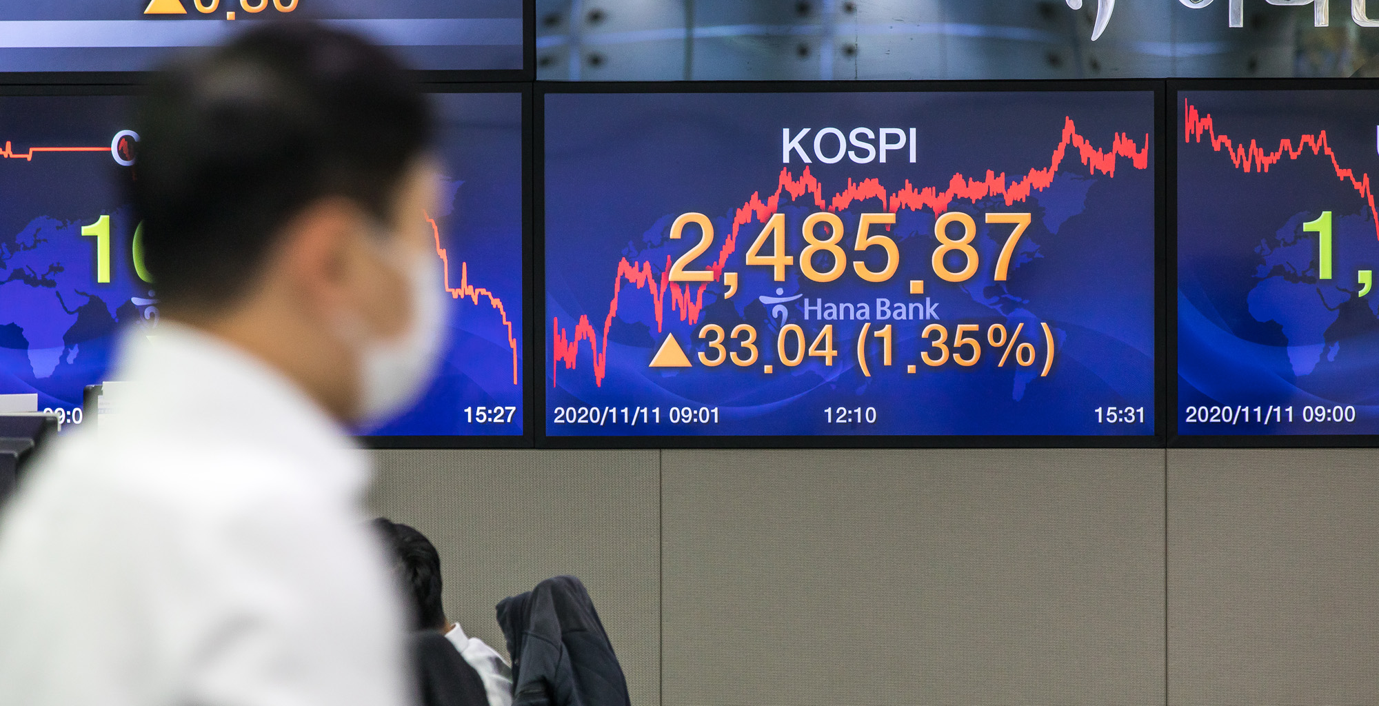 경제;금융;주식;코스피;코스닥;하나은행딜링룸;코스피상승