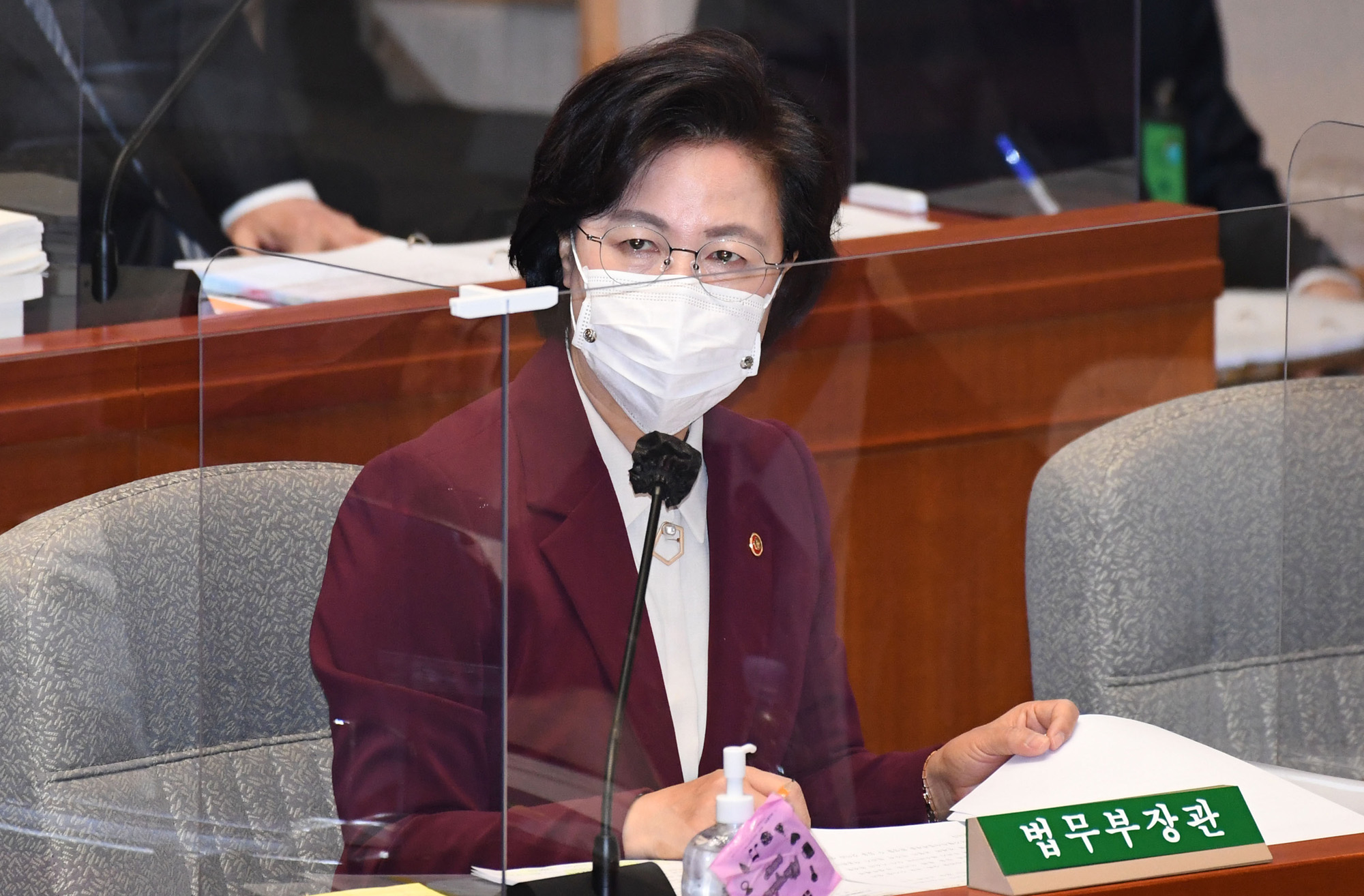 정치;국회;예산결산특별위원회;추미애장관