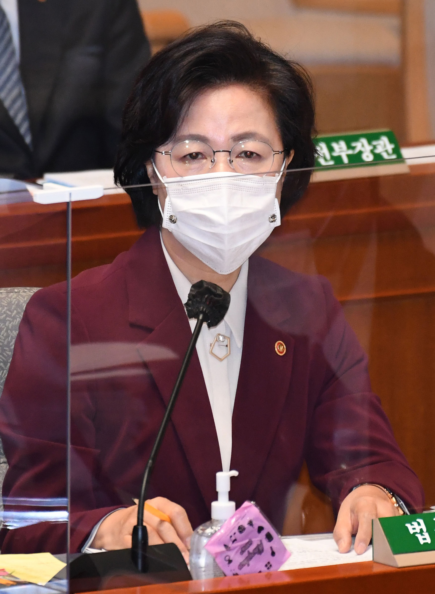 정치;국회;예산결산특별위원회;추미애장관