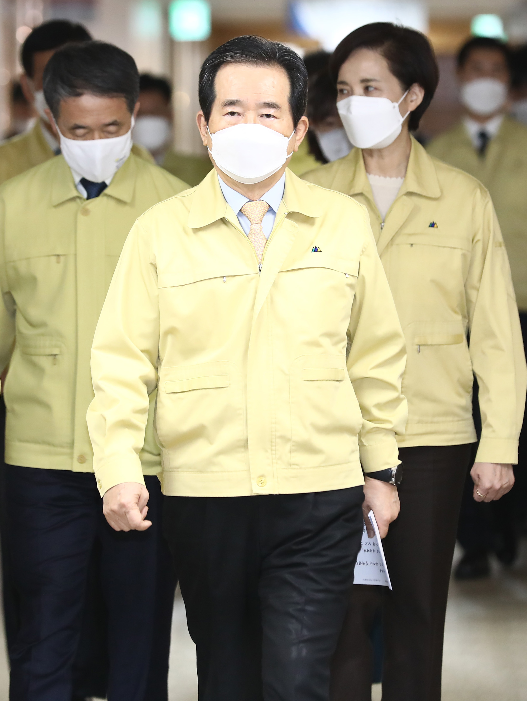 정세균 코로나 대국민 호소문 정부종합청사