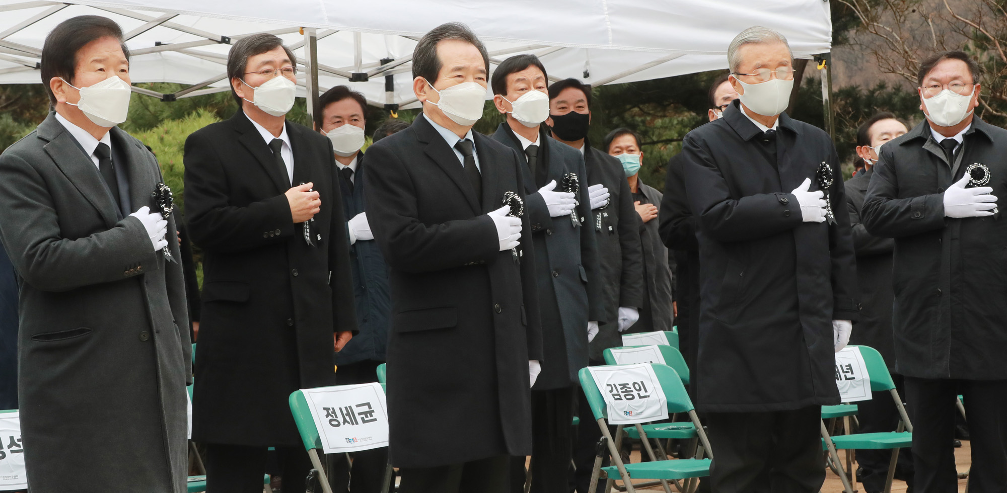 정치;김영삼대통령5주기추모식;국립서울현충원;김영삼대통령묘역