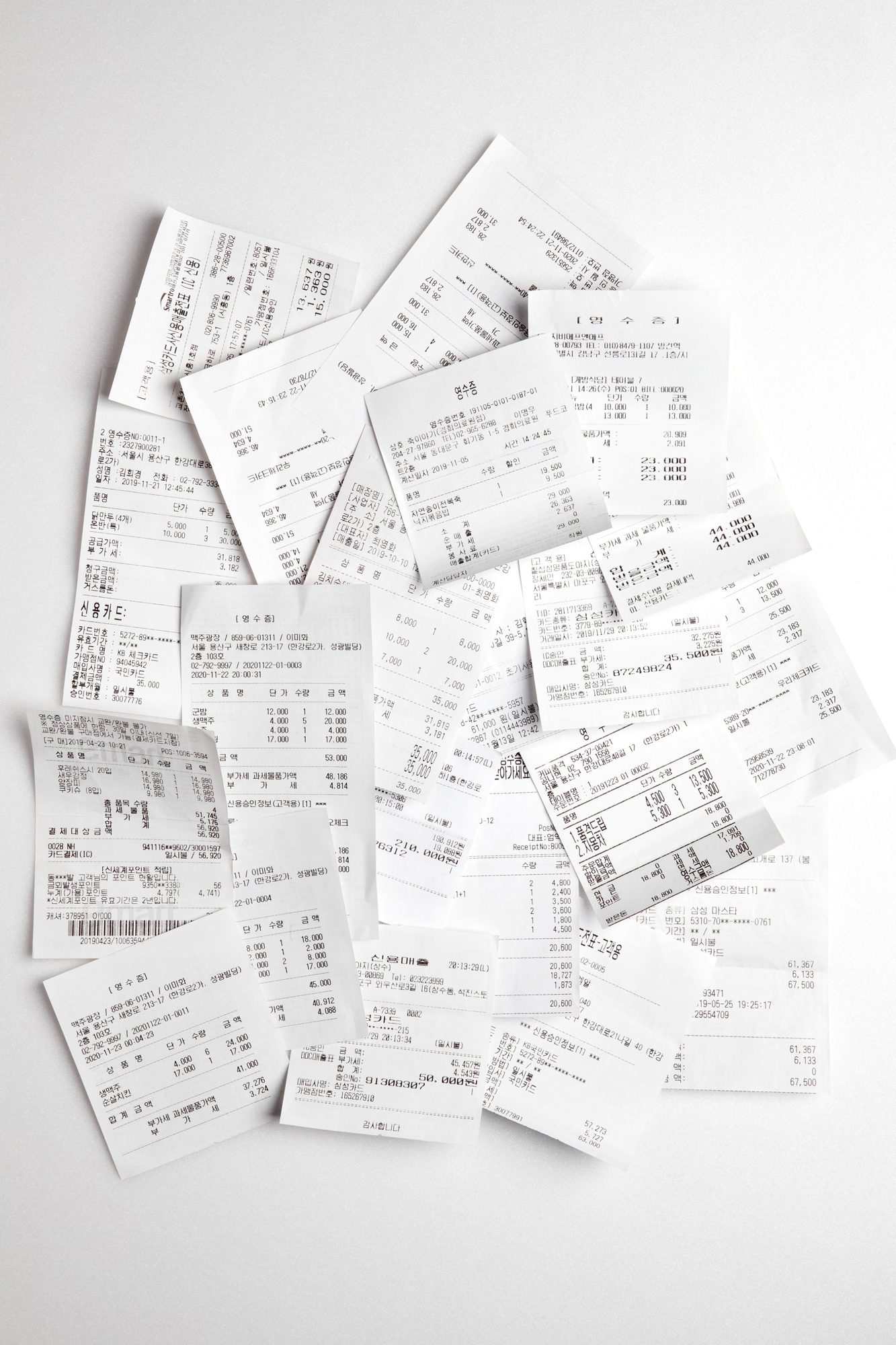 장관 업무추진비 영수증 특별활동비 공무원