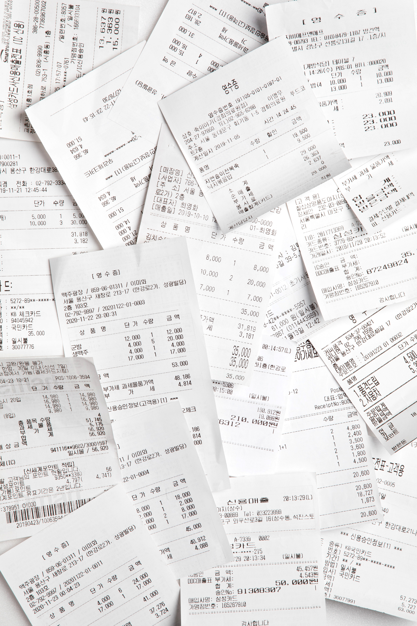 장관 업무추진비 영수증 특별활동비 공무원