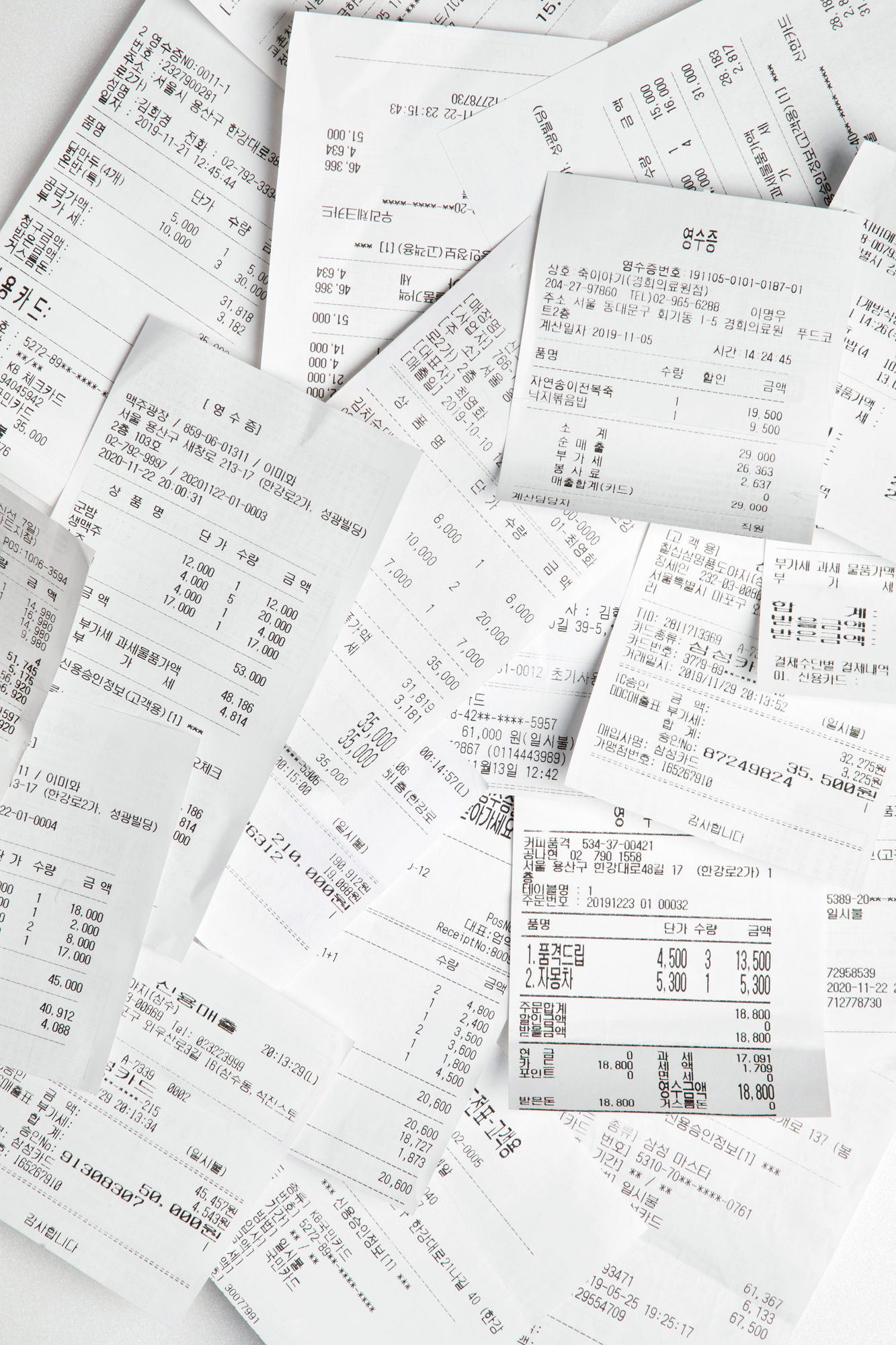 장관 업무추진비 영수증 특별활동비 공무원