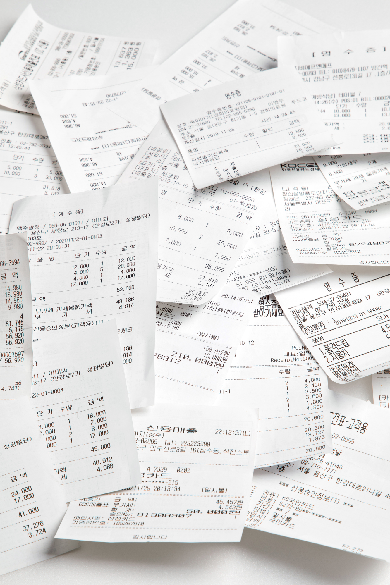 장관 업무추진비 영수증 특별활동비 공무원