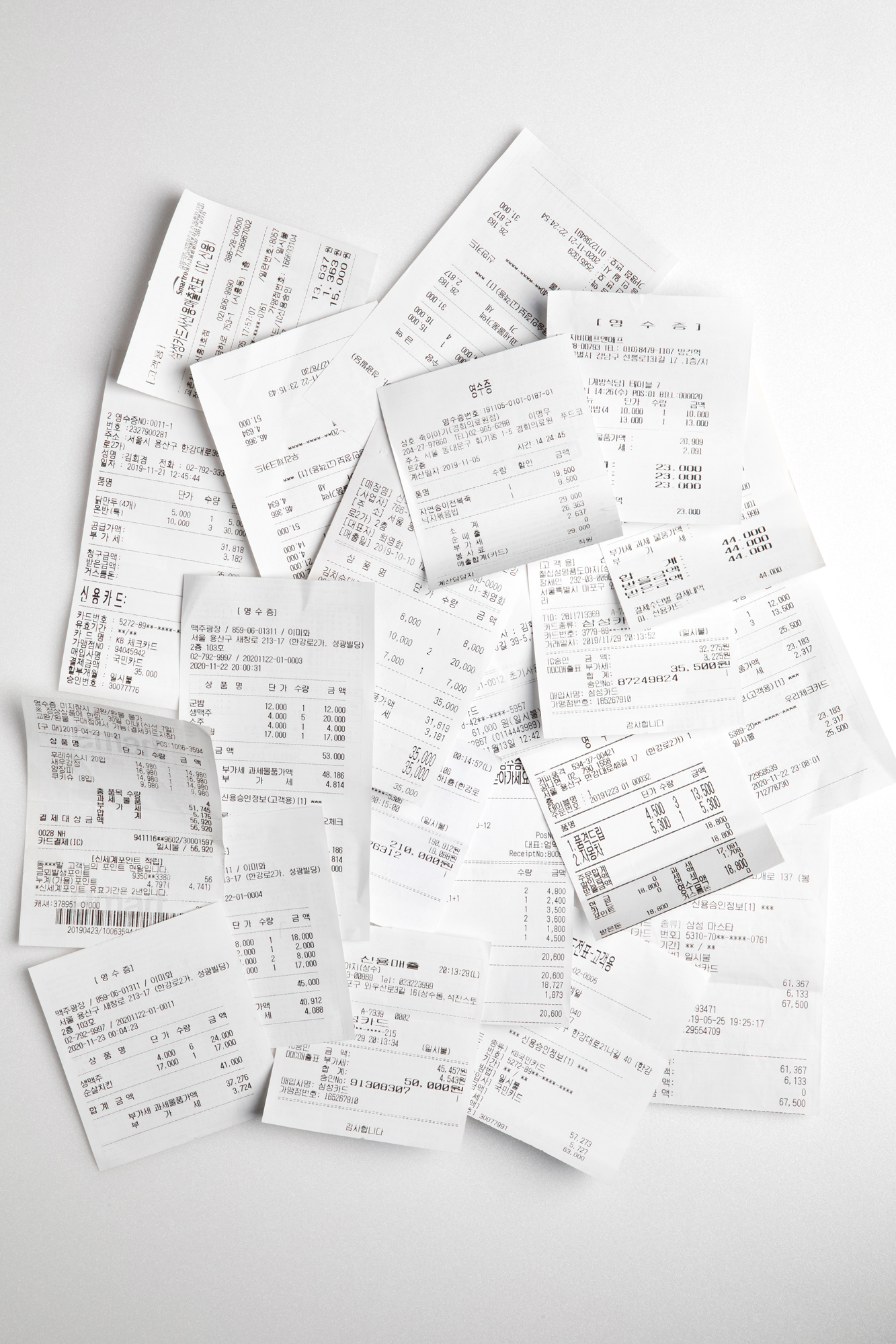 장관 업무추진비 영수증 특별활동비 공무원