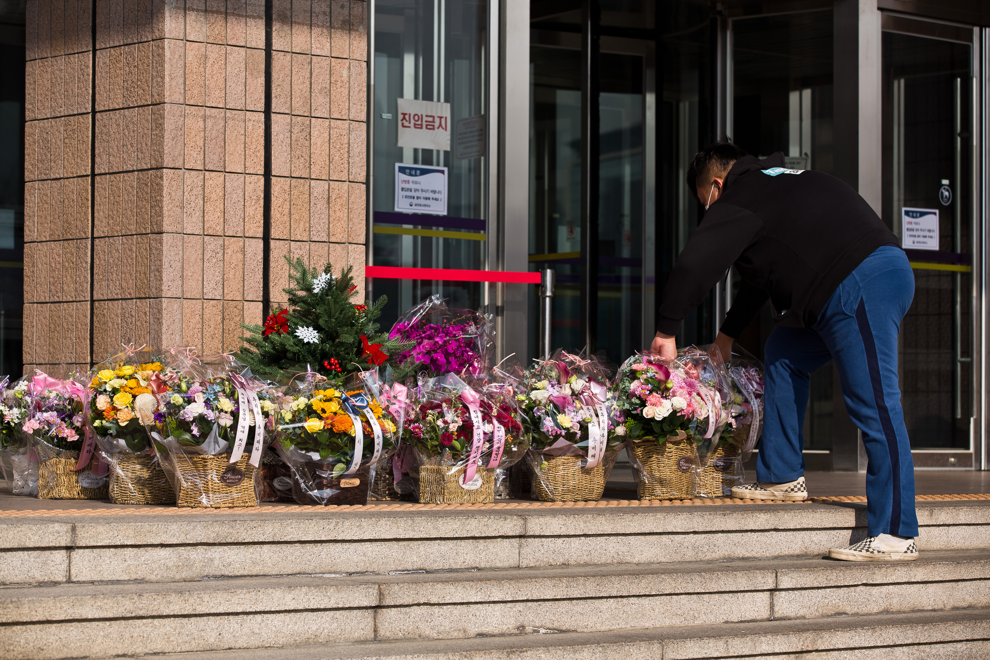 사회;정부;문재인정부;법무부;검찰;대검찰청;법무부장관;추미애;검찰총장;윤석열;검찰총장직무집행정지;법무부꽃바구니;법무부근조화환