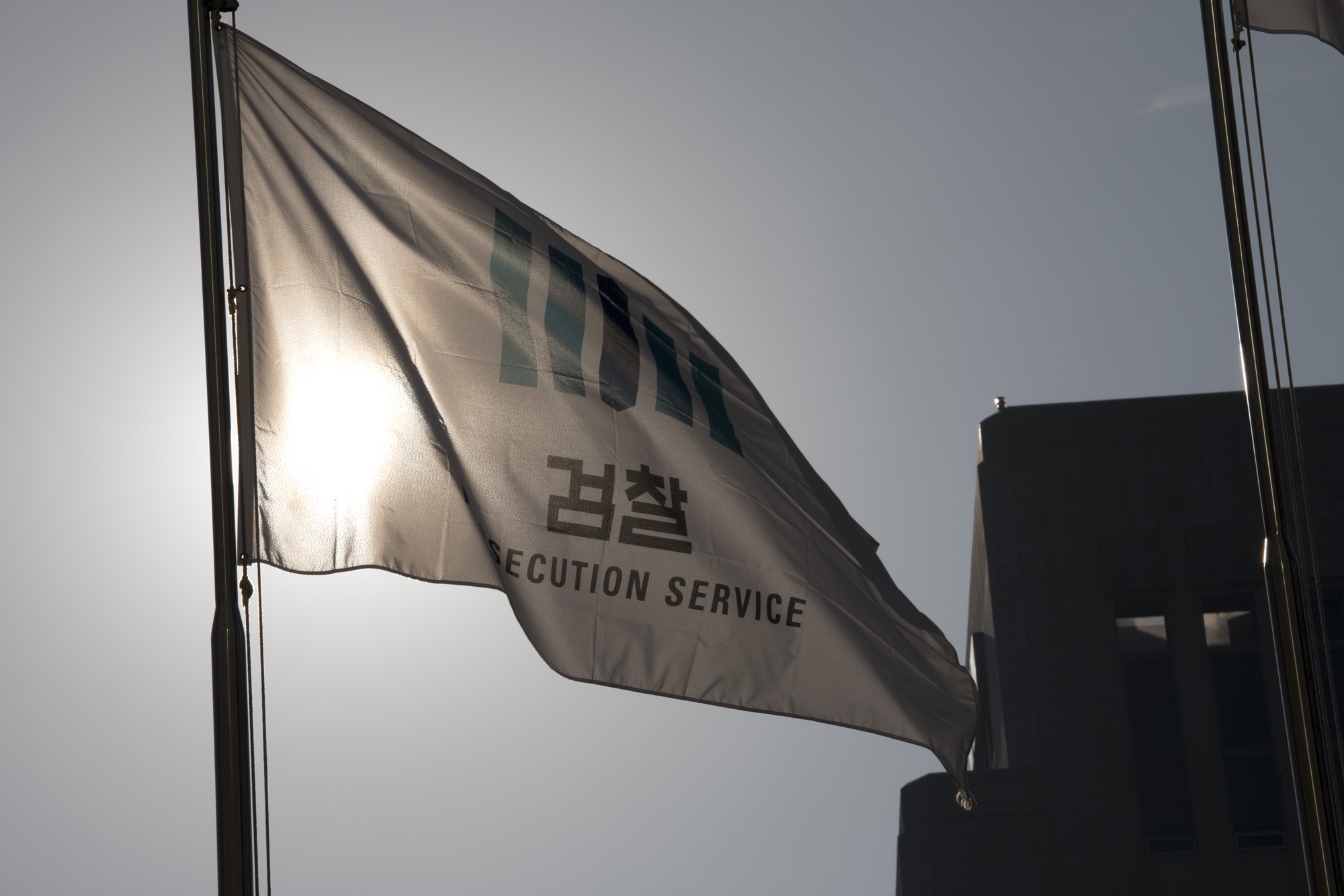 정부;대검찰청;대검;윤석열;추미애;깃발