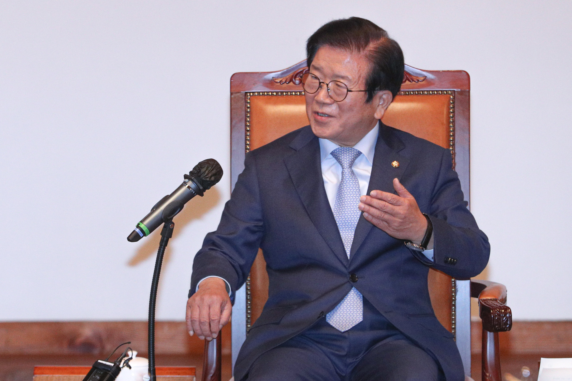 정치;국회;중국 왕이 외교부장;국회의장 박병석