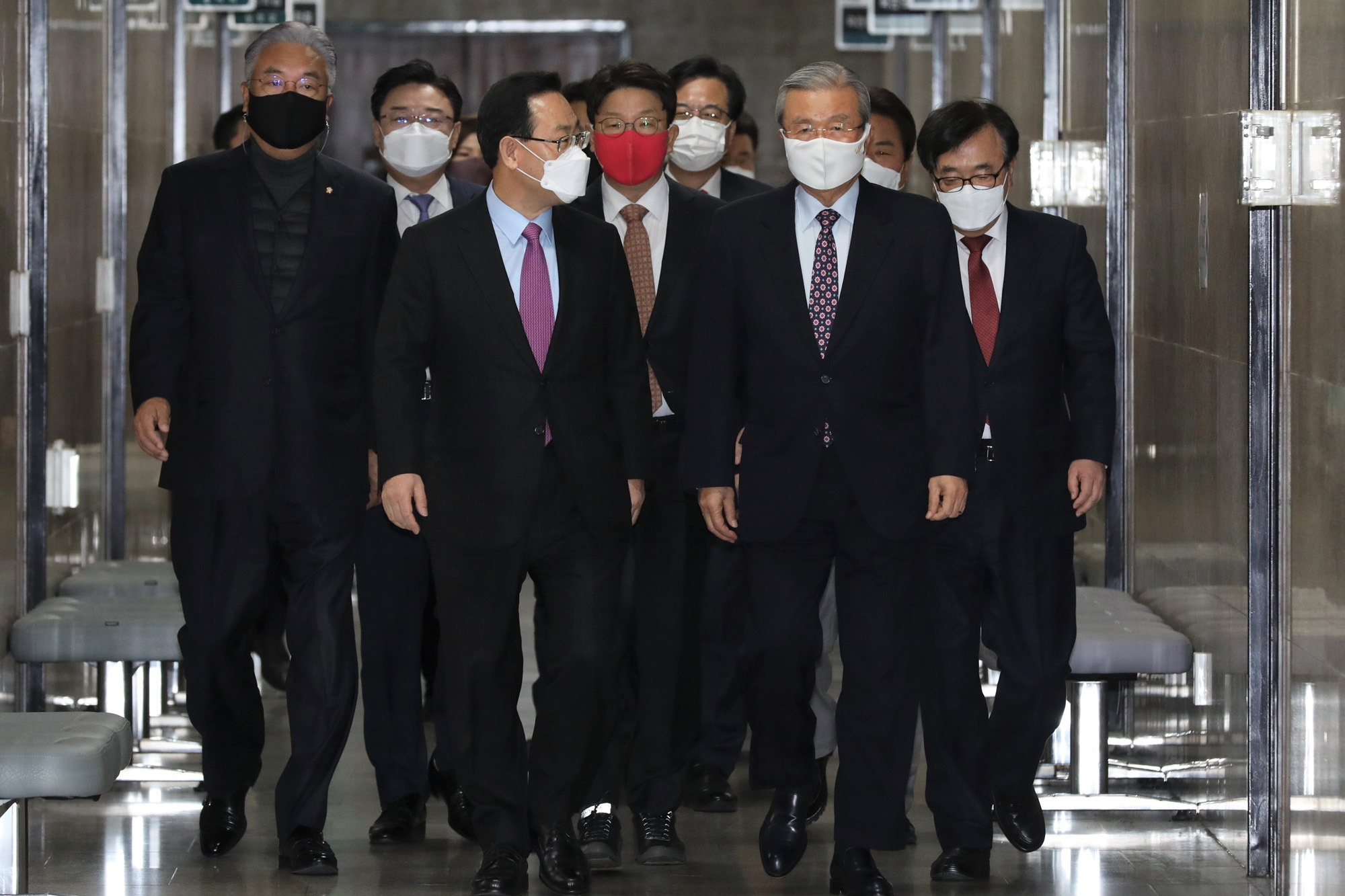 정치;국회;국민의힘 비상대책위원회중진의원연석회의;김종인