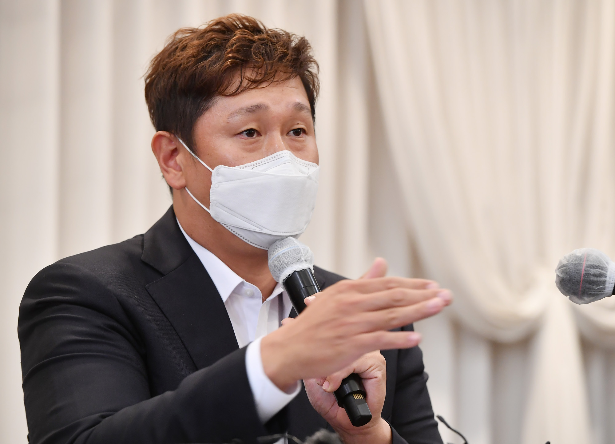 이대호 판공비 기자회견 선수협