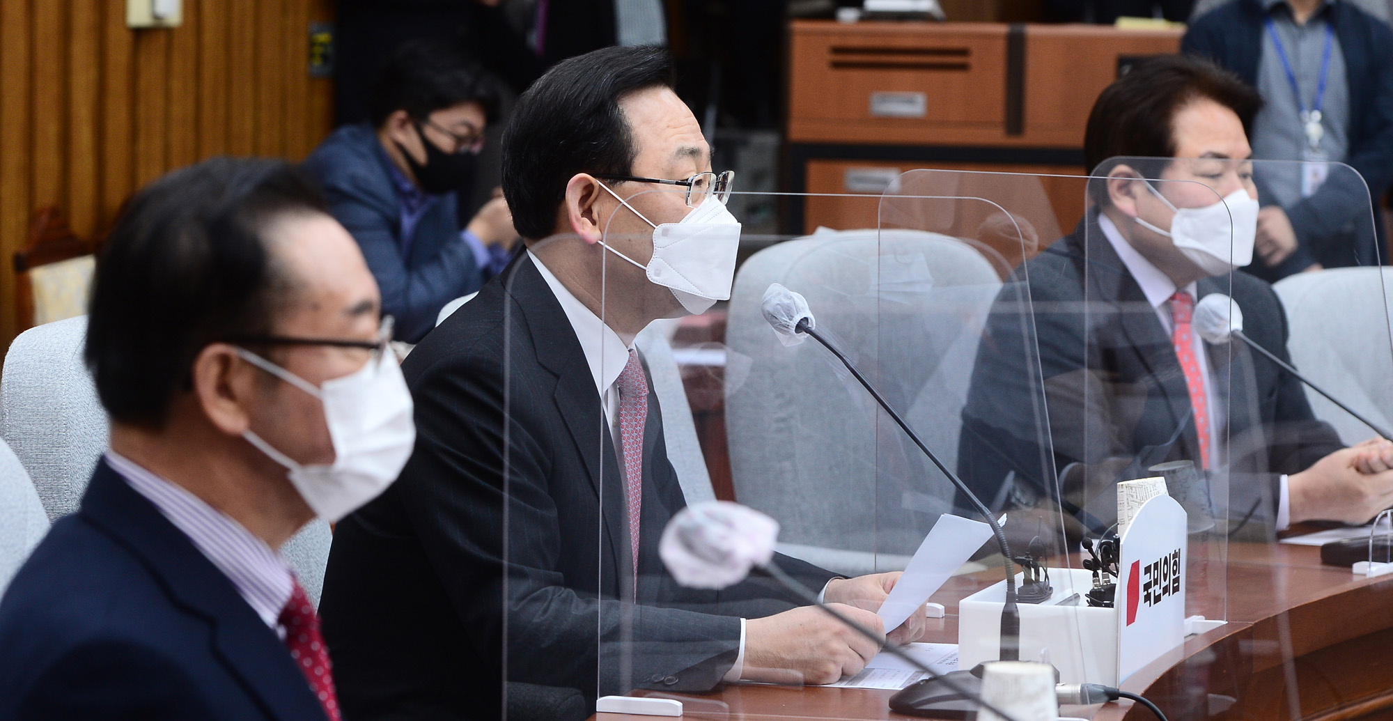 정치;국회;국민의힘 원내대책회의;주호영 원내대표