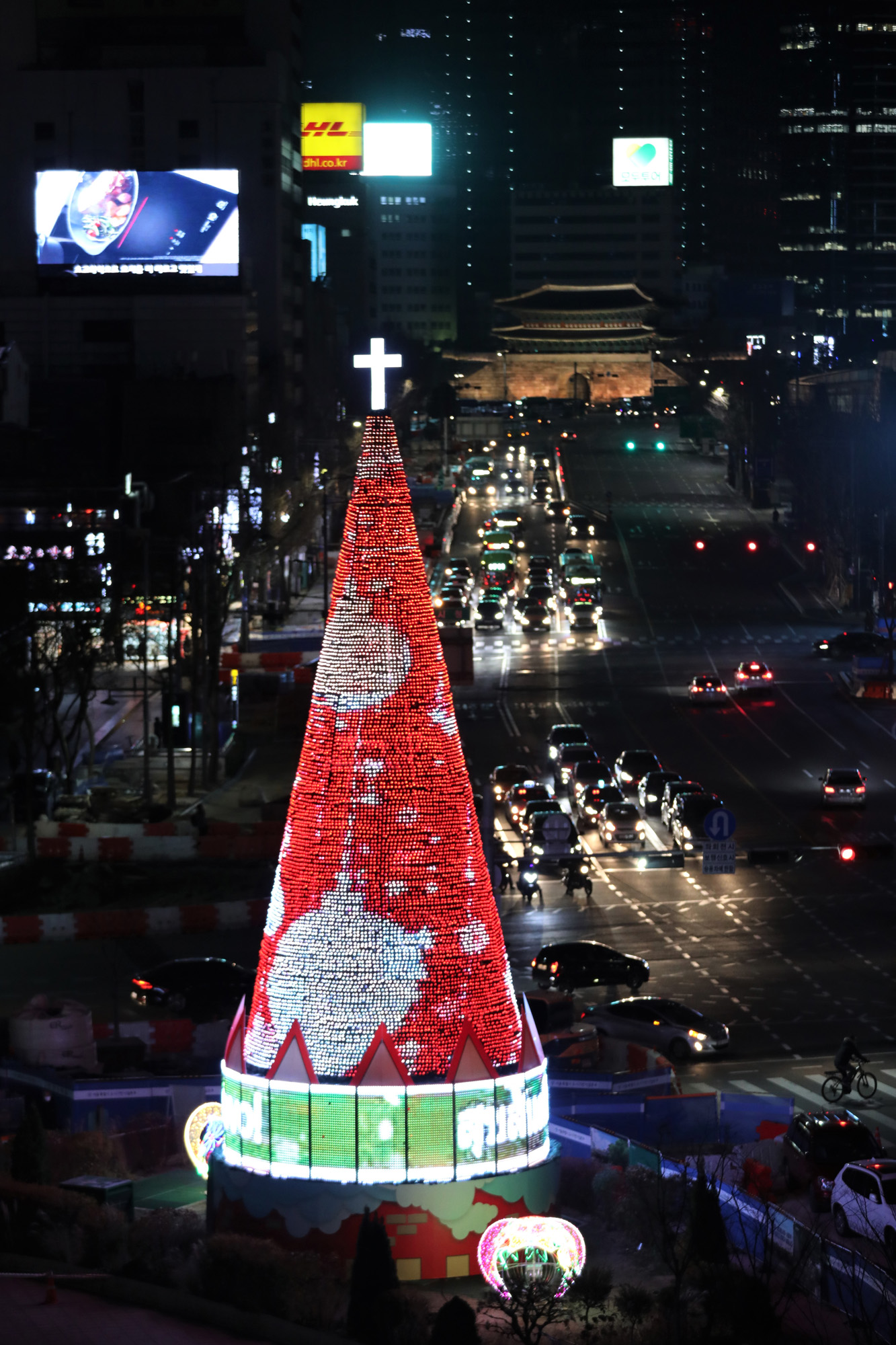 사회;종교;시청광장성탄트리점등식;서울광장트리