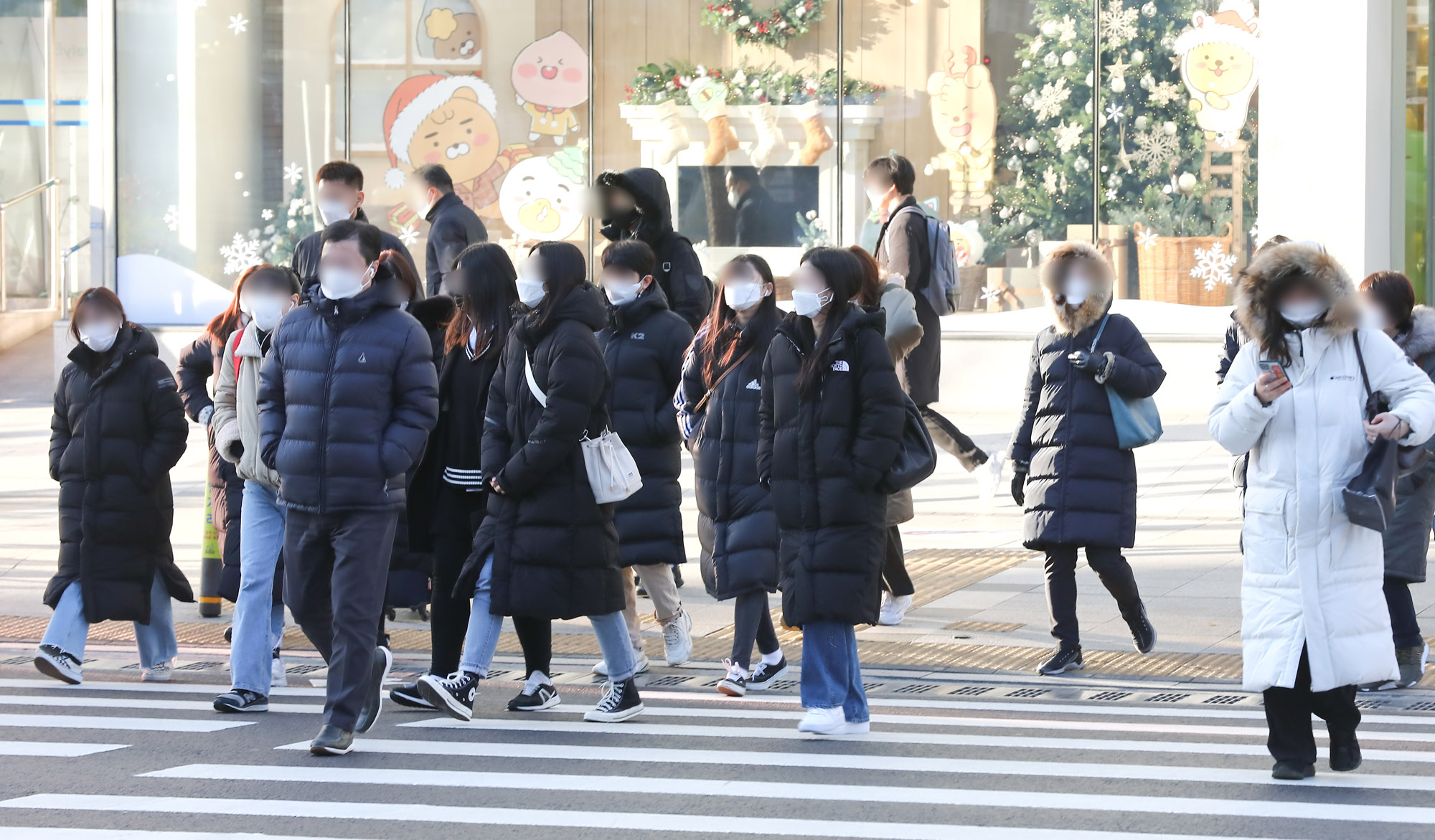 한파;겨울;동장근;한파출근길;강남출근길