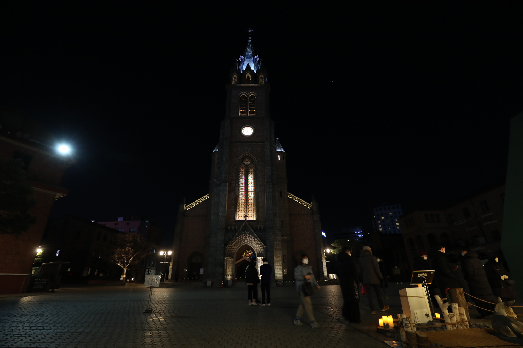 염수정 추기경 구유 예절 명동성당