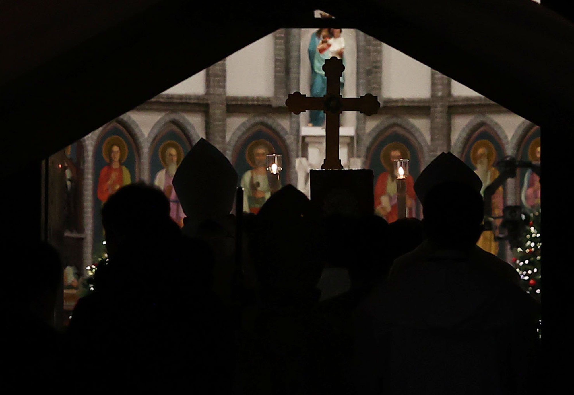 염수정 추기경 구유 예절 명동성당