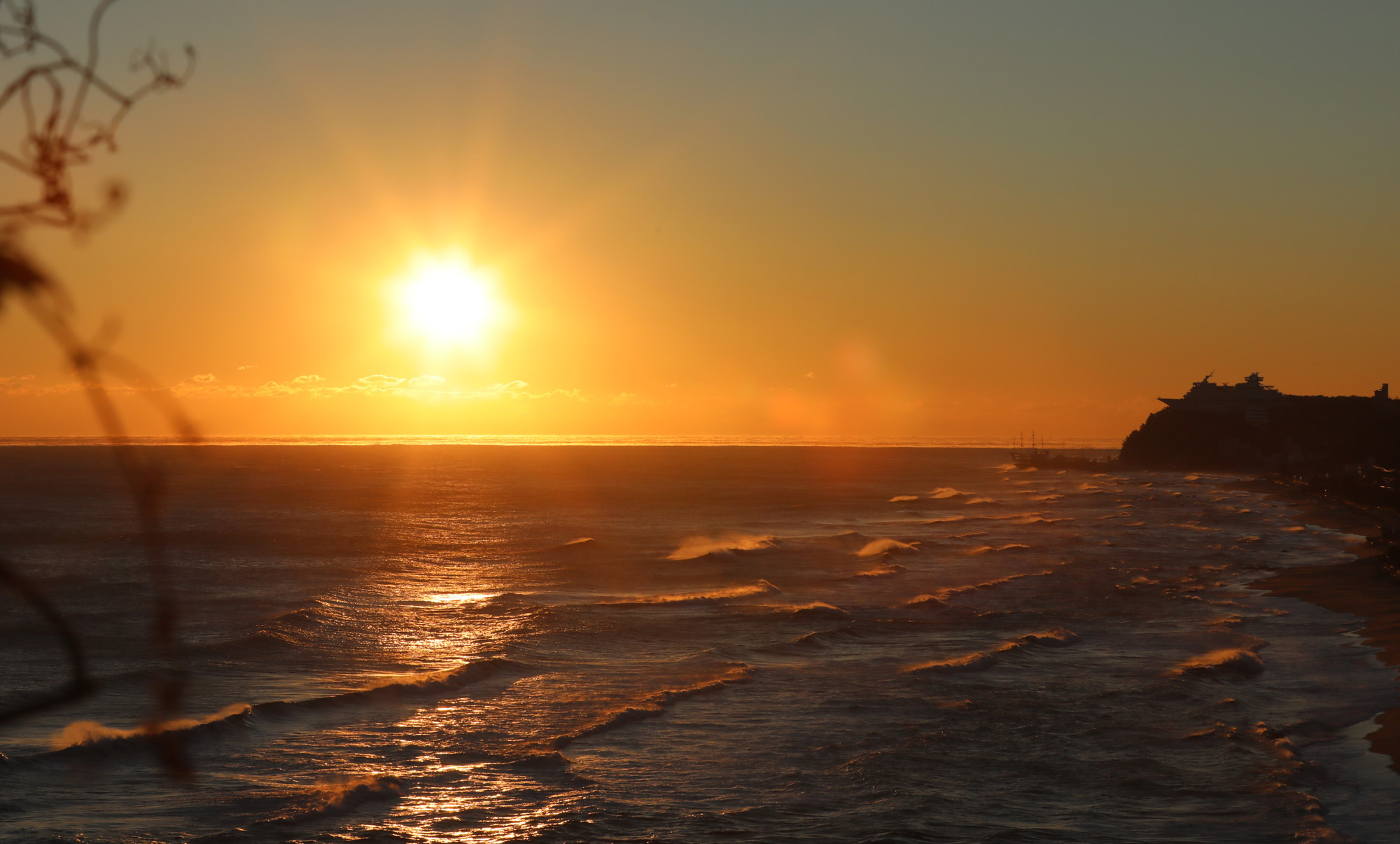 사회;정동진;코로나19일출명소출입통제;2020년마지막해;정동진일출