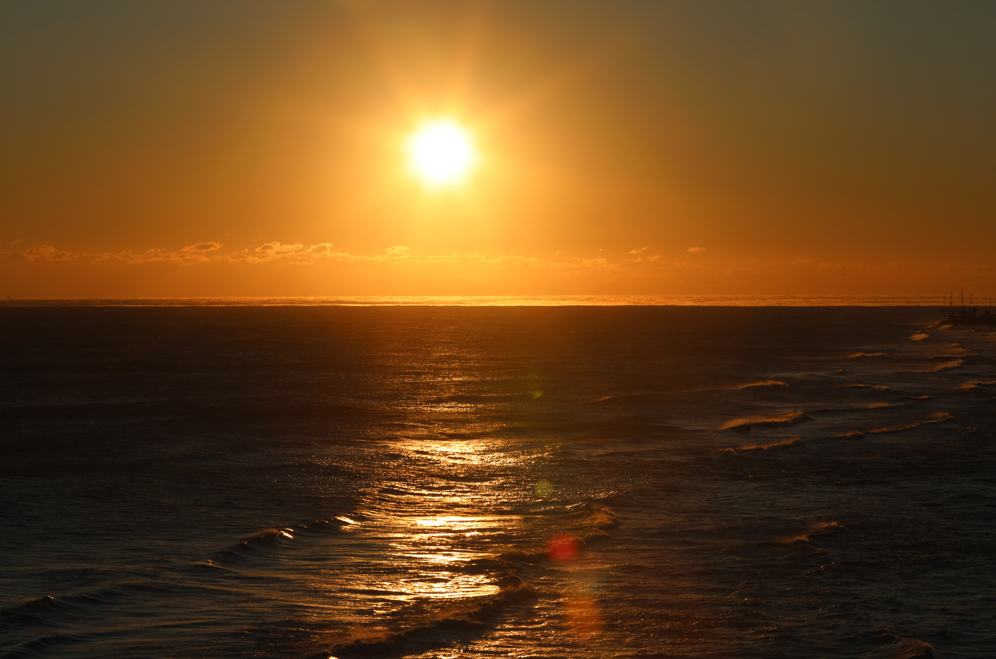 사회;정동진;코로나19일출명소출입통제;2020년마지막해;정동진일출