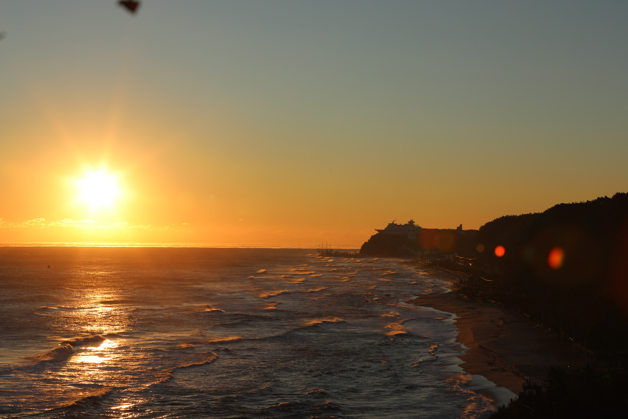 사회;정동진;코로나19일출명소출입통제;2020년마지막해;정동진일출