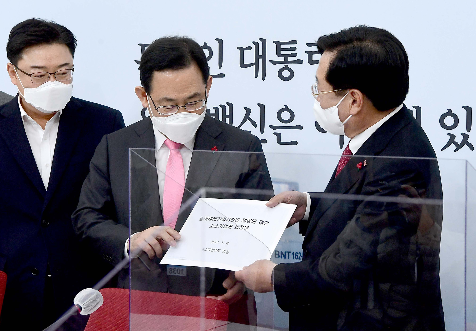 정치;정당;국민의힘;중소기업단체협의회;면담;주호영