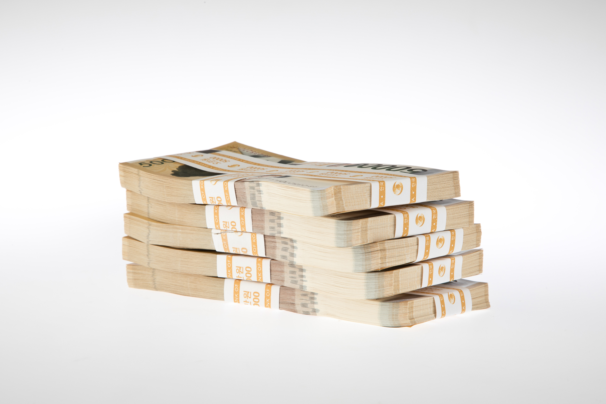 돈다발 돈 오만원 돈뭉치