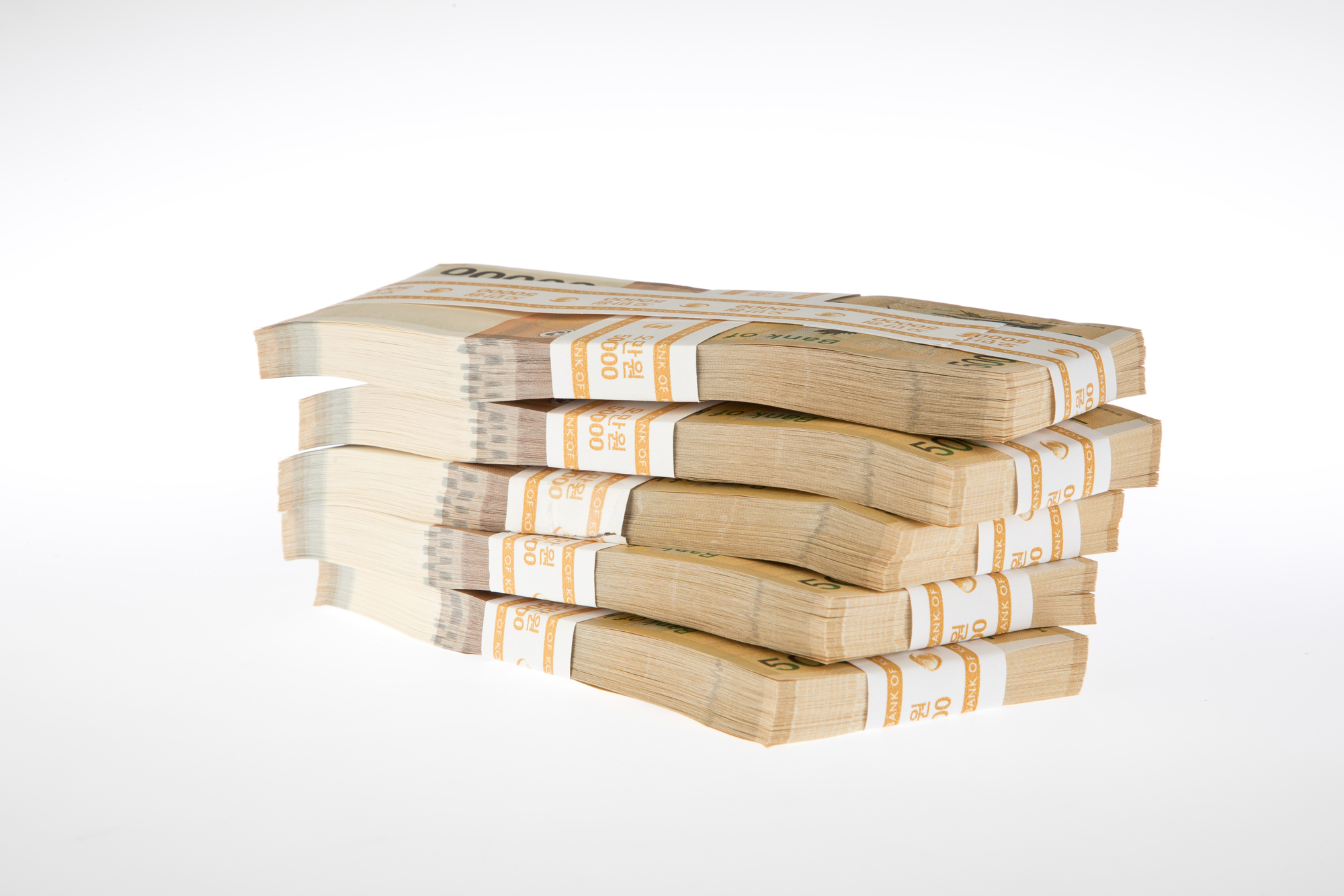 돈다발 돈 오만원 돈뭉치