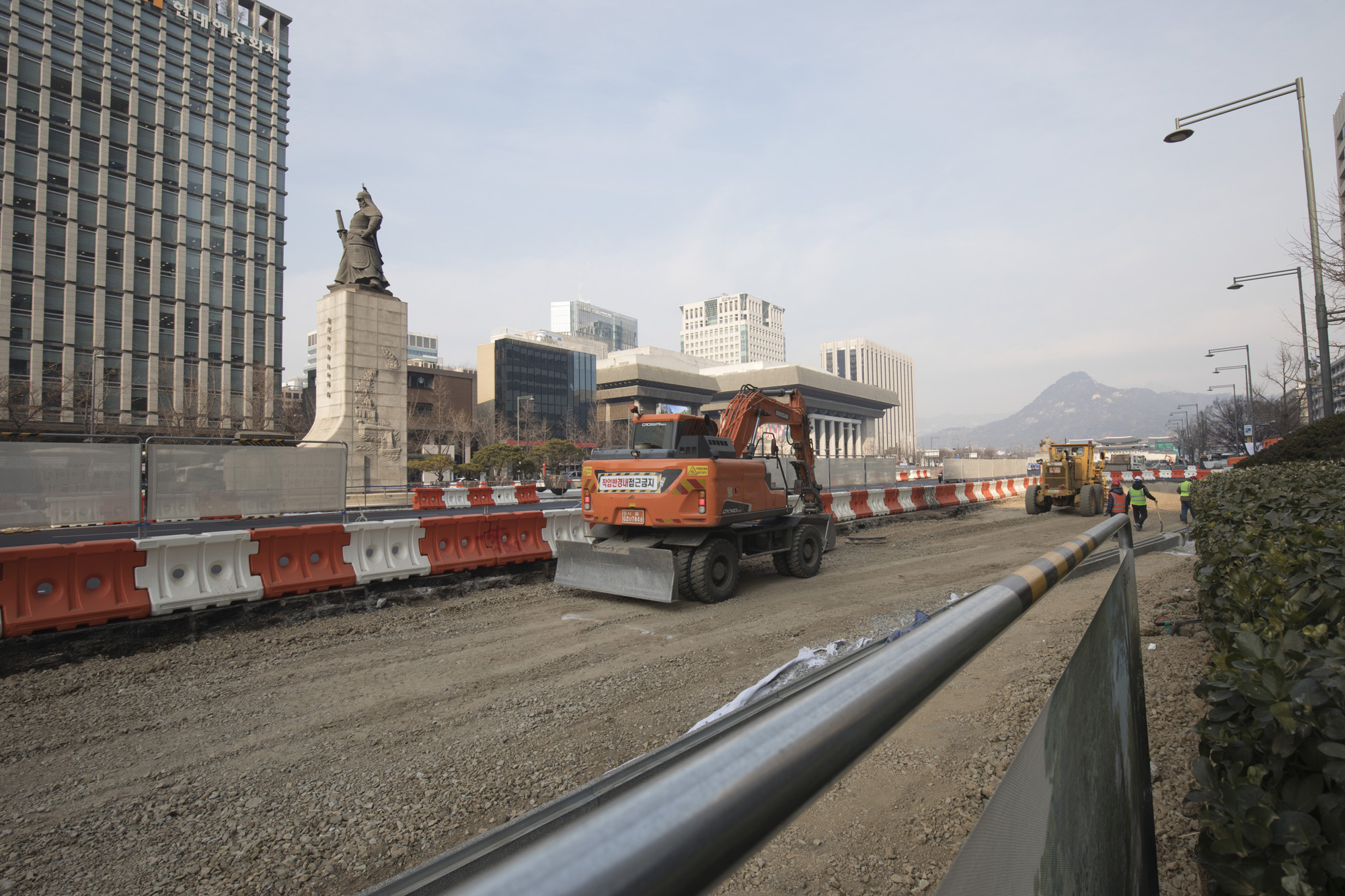 사회;서울시;광화문광장;공사