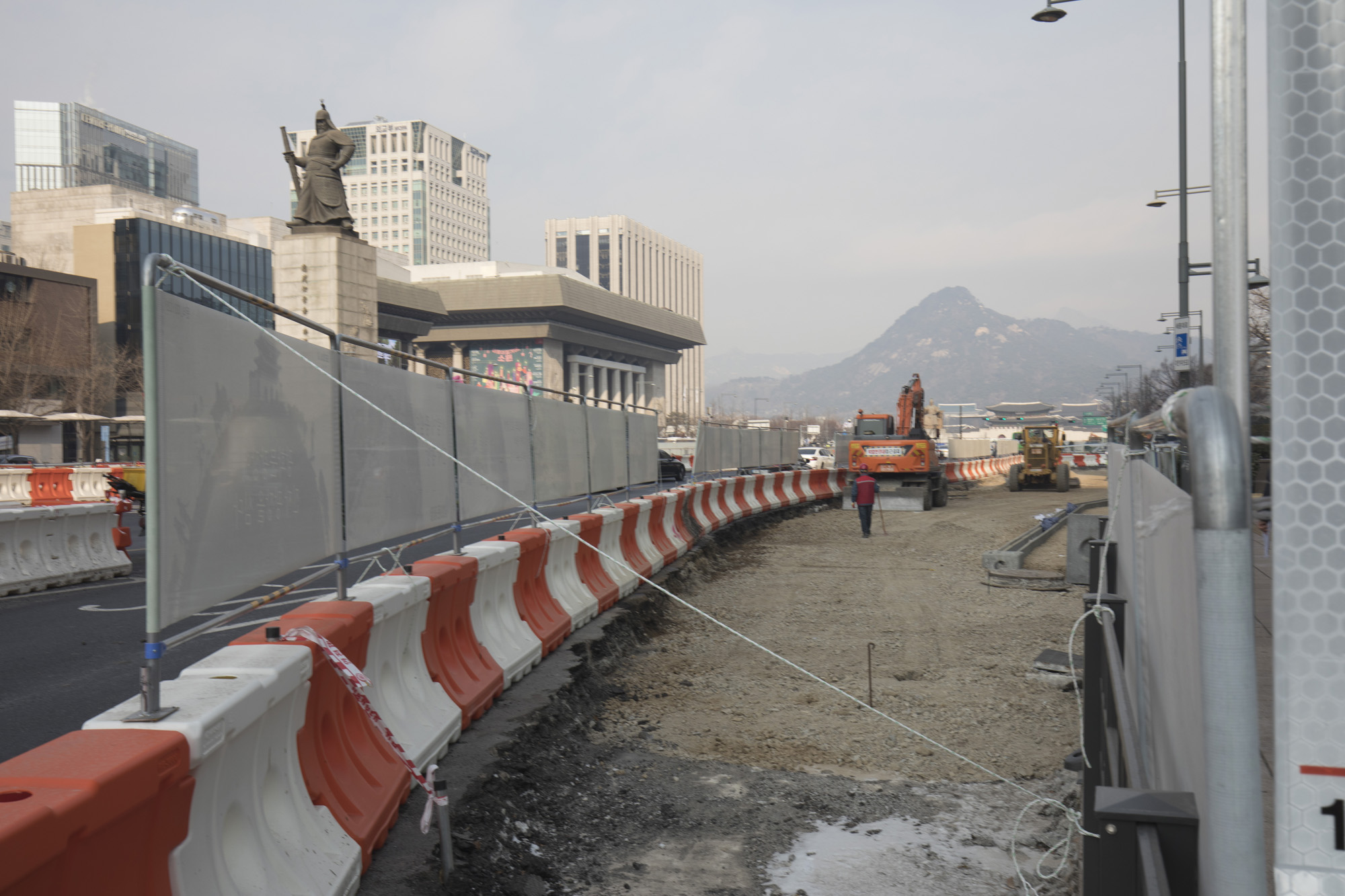 사회;서울시;광화문광장;공사