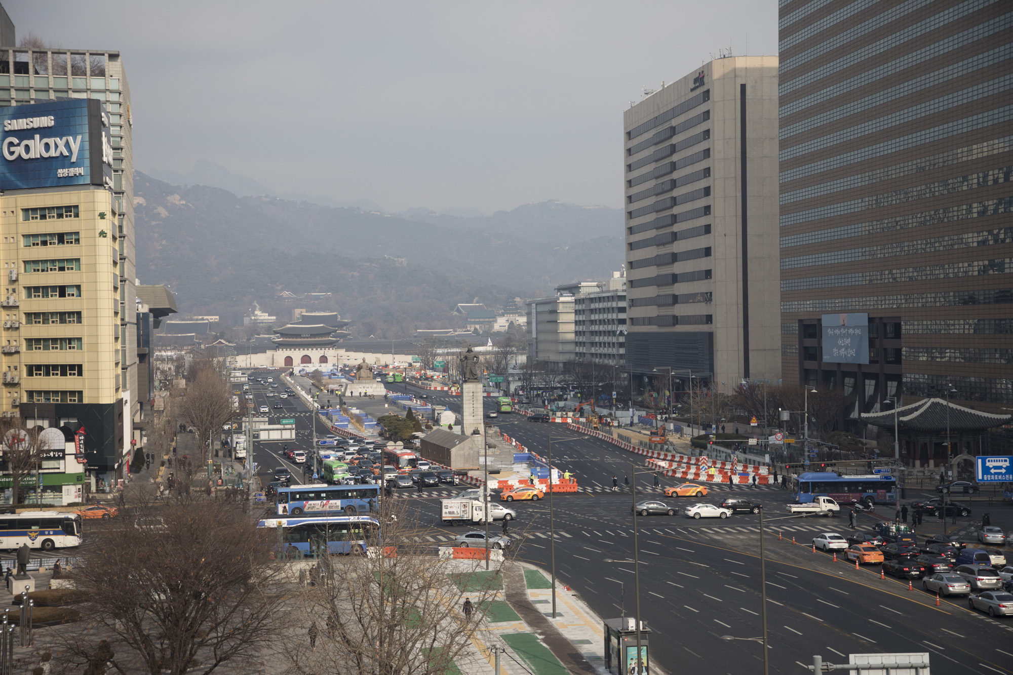 사회;서울시;광화문광장;공사