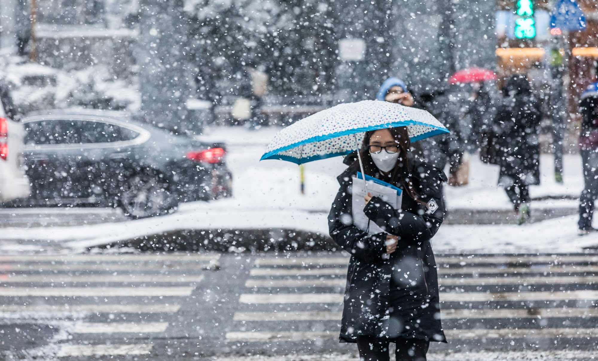 사회;계절;날씨;날씨스케치;폭설;겨울스케치;함박눈;강남역폭설