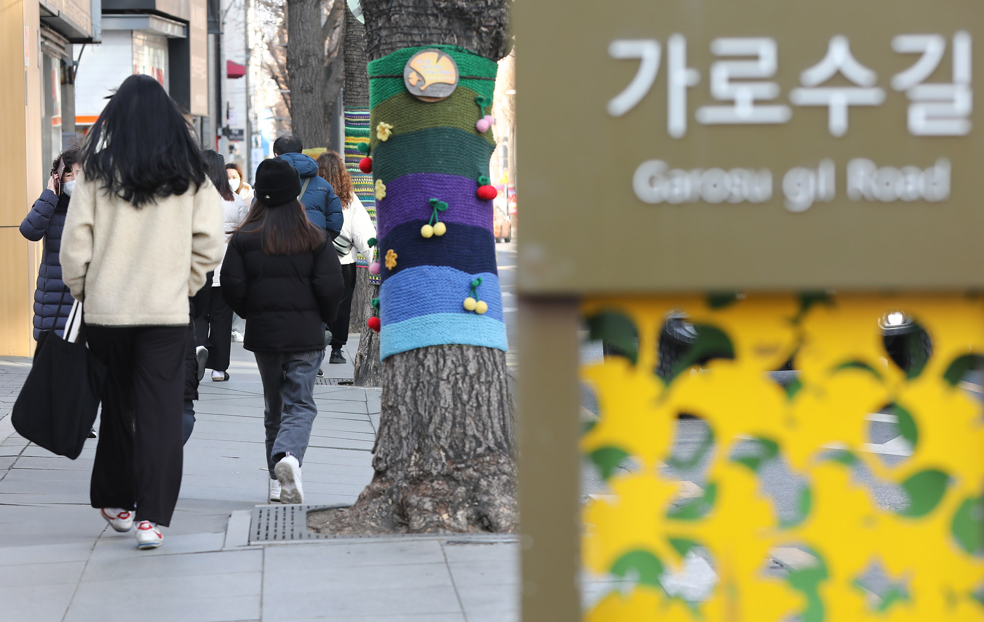 사회;가로수길;그래피티니팅;그래피티