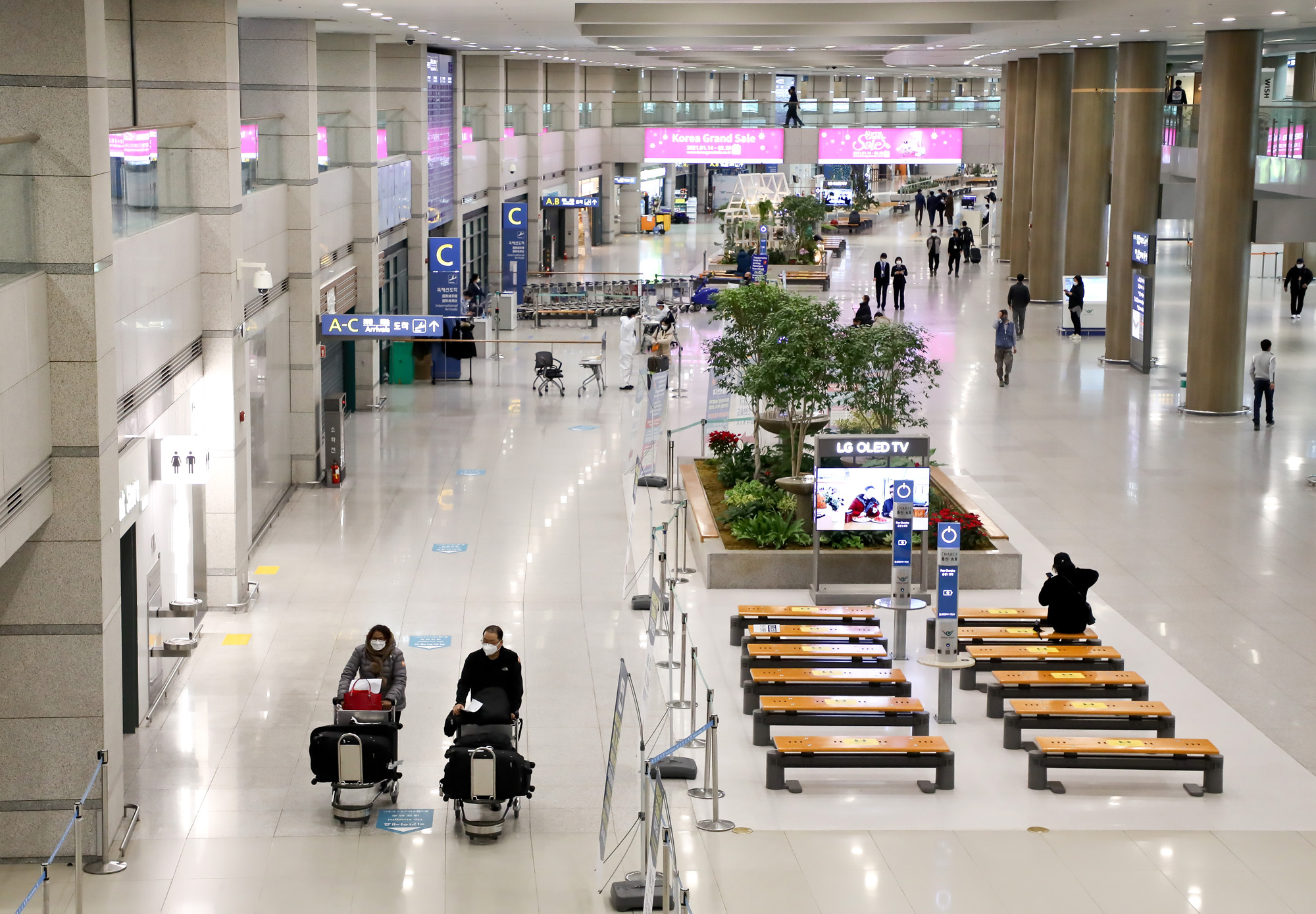 인천공항 코로나 확진자