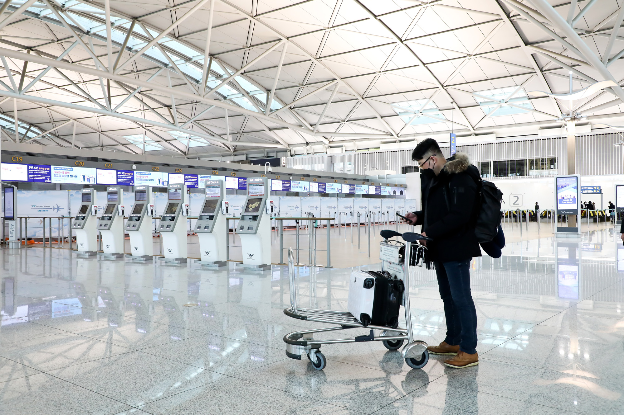 인천공항 코로나 확진자