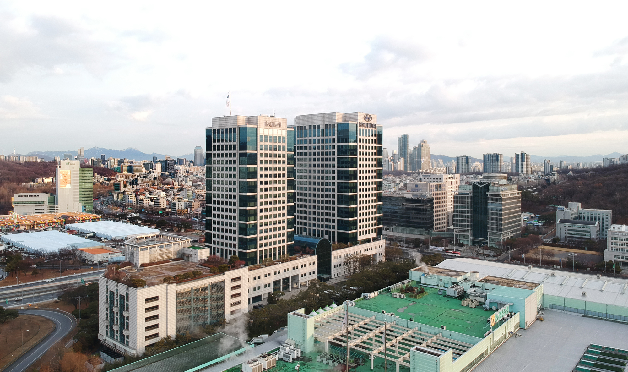 기아자동차 로고 본사