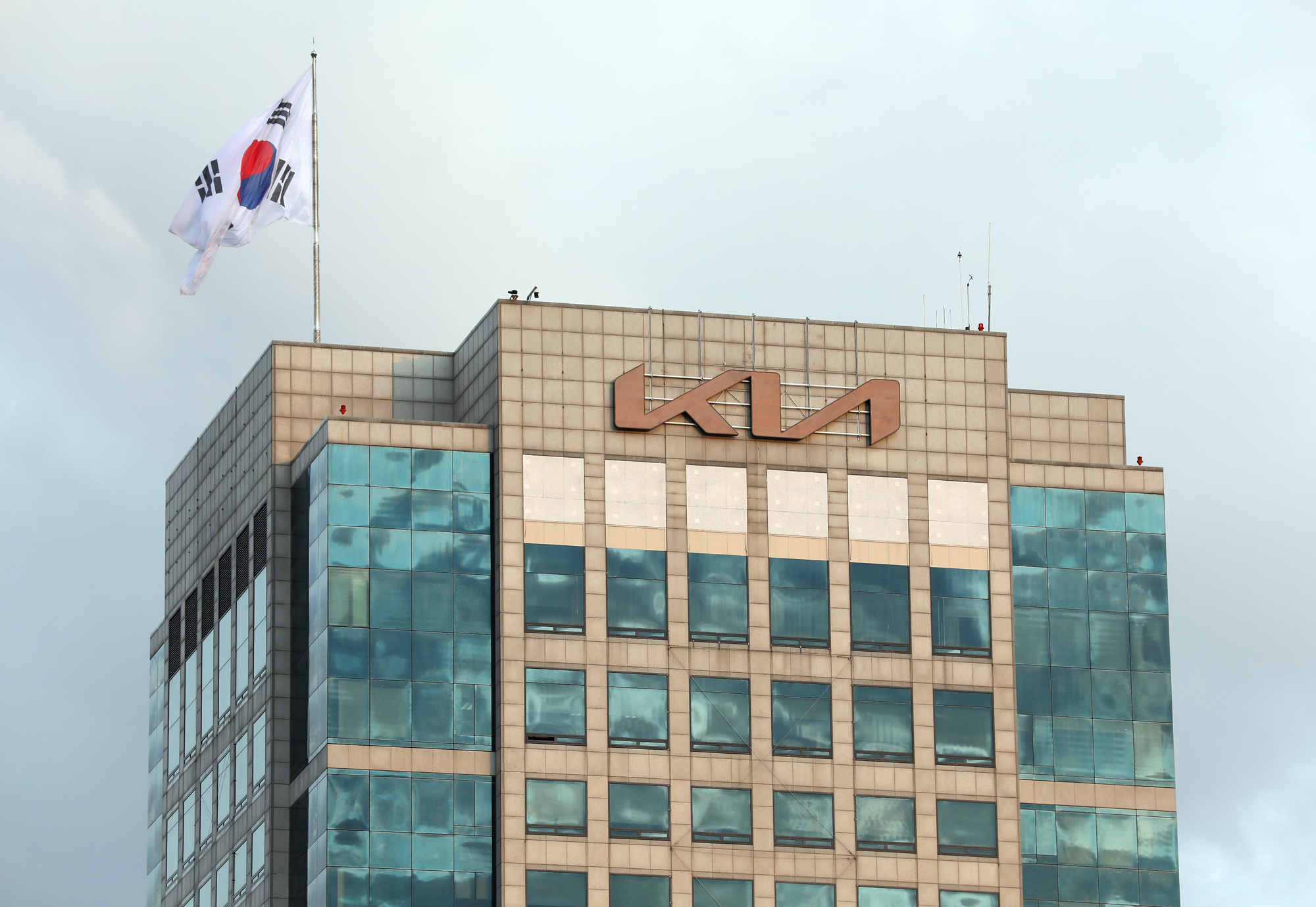 기아자동차 로고 본사
