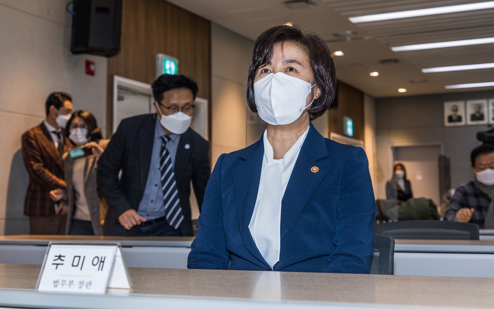 정치;인물;추미애;법무부장관;추미애장관;광복회;독립운동가최재형상시상식;김원웅;광복회장